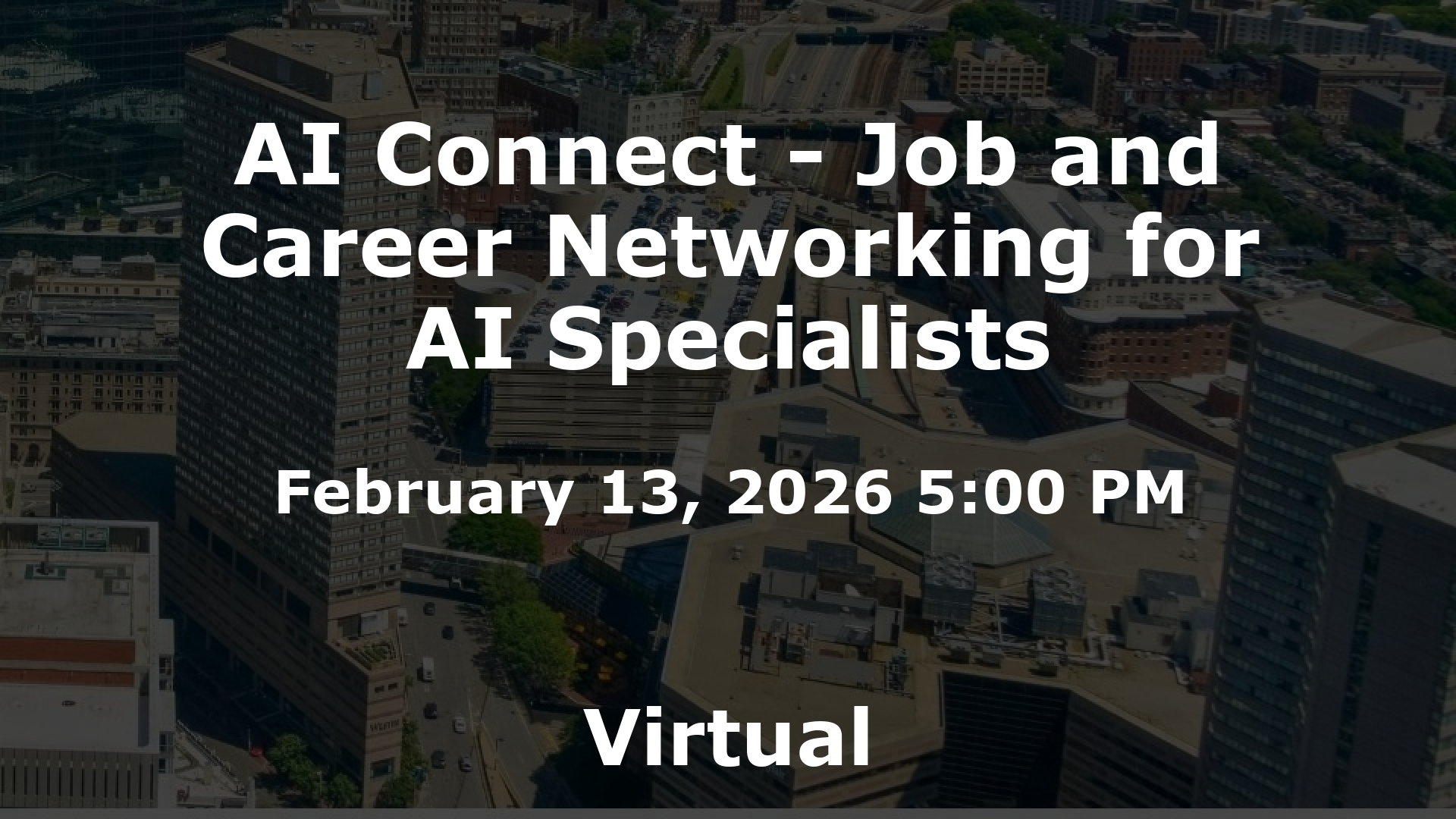 AI Connect - Job and Career Networking for AI Specialists event image
